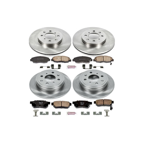 Power Stop 1999 - 2000 Honda Civic Si Front & Rear Autospecialty Brake Kit