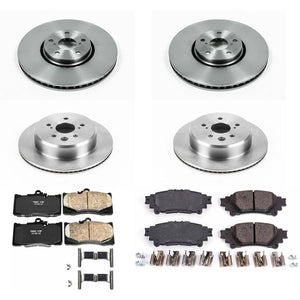 Power Stop 2014 - 2020 Lexus IS350 / 2018 - 2020 IS300 Front & Rear Autospecialty Brake Kit