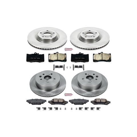 Power Stop 2014 - 2015 Lexus IS350 Front & Rear Autospecialty Brake Kit