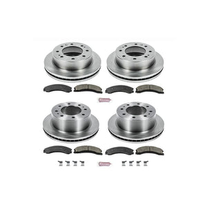 Power Stop 2015 - 2019 Chevy Silverado / GMC Sierra 2500 HD 3500 HD Front & Rear Autospecialty Brake Kit