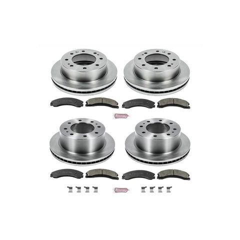 Power Stop 2015 - 2019 Chevy Silverado / GMC Sierra 2500 HD 3500 HD Front & Rear Autospecialty Brake Kit