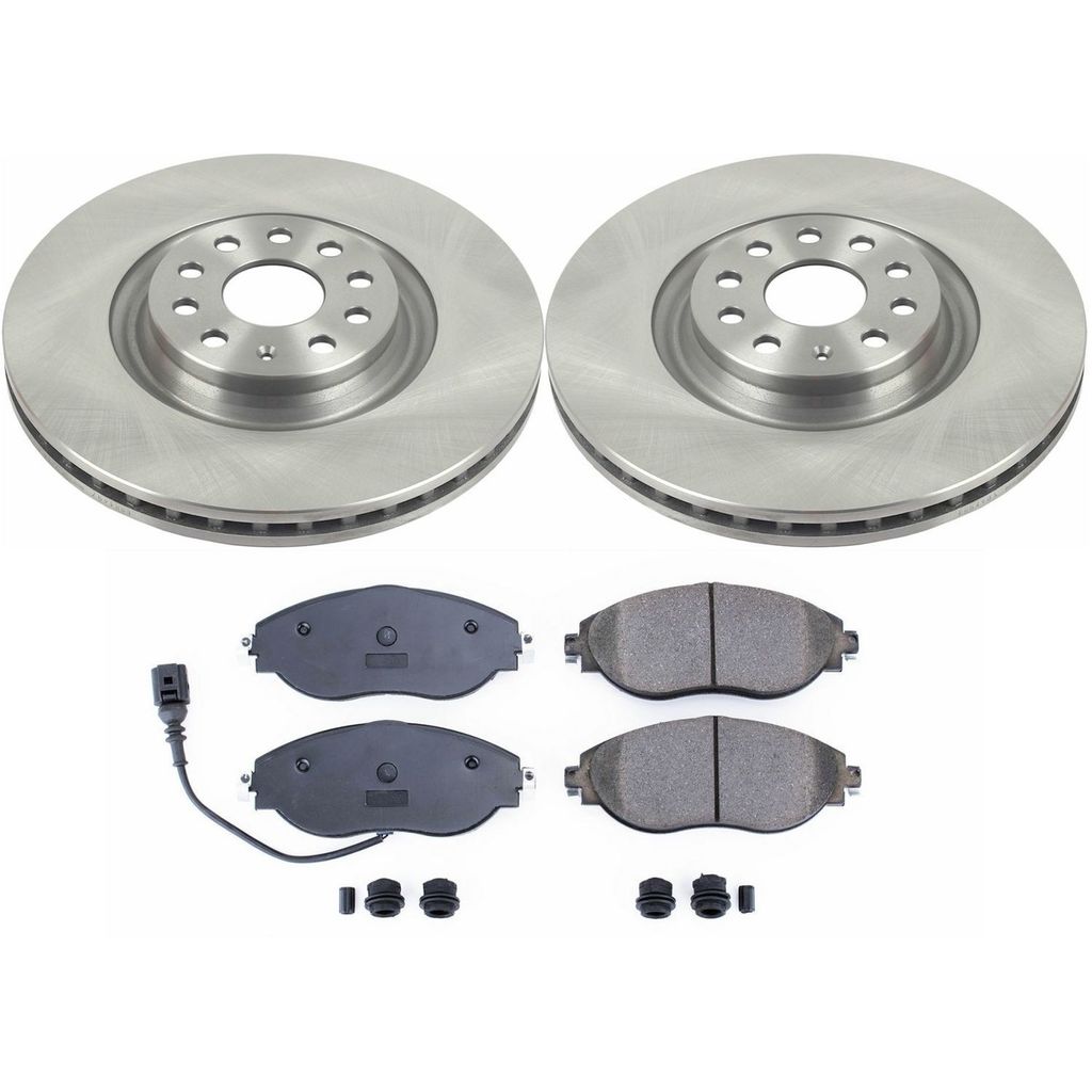 Power Stop  2015 - 2021 VW Golf GTi / 2015 - 2018 Golf R / 2015 - 2018 Audi S3 /  Front Autospecialty Brake Kit