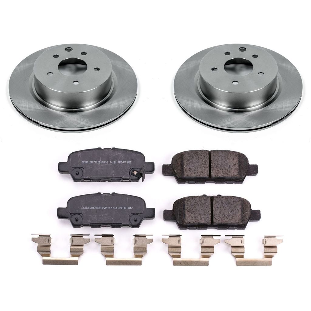 Power Stop 2010 - 2019 Nissan 370Z / 2023 + Nissan Z / 2016 - 2022 Maxima / 2014 - 2017 QX50 Rear Autospecialty Brake Kit