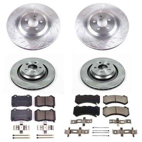 Power Stop 2015 - 2020 Dodge Challenger V8 Front & Rear Autospecialty Brake Kit