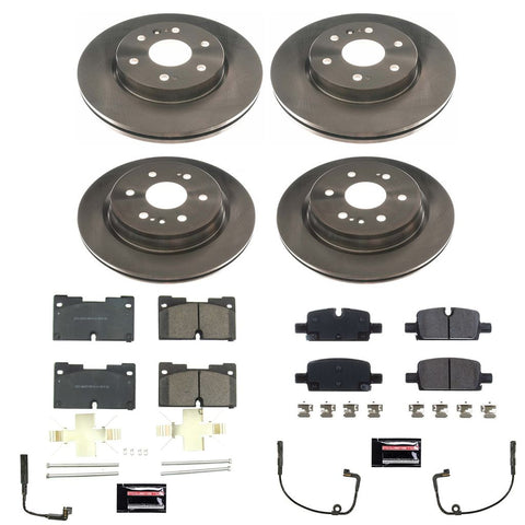 Power Stop 2019 - 2024 Chevrolet Silverado 1500 / GMC Sierra 1500 /  Front & Rear Autospecialty Brake Kit