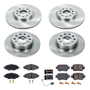 Power Stop 2015 - 2018 Volkswagen Golf GTi / 2017 - 2019 Golf Alltrack / 2021 - 2022 Passat Front & Rear Autospecialty Brake Kit