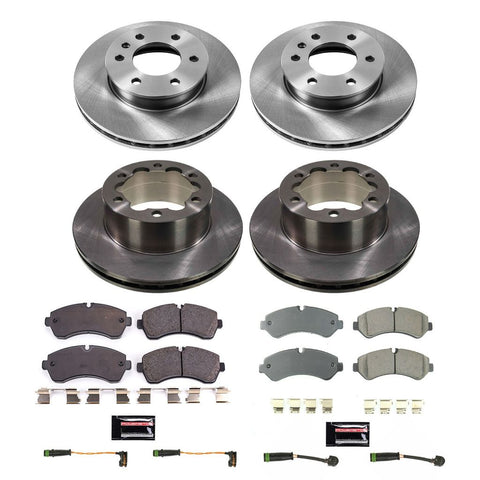 Power Stop 2019 - 2024 Mercedes-Benz Sprinter 3500 / 3500XD Dual Rear Wheels Front & Rear Autospecialty Brake Kit