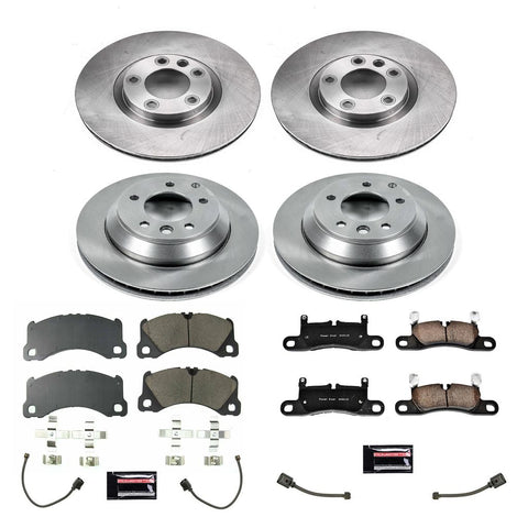 Power Stop 2013 - 2018 Porsche Cayenne Excluding Ceramic Rotors Front & Rear Autospecialty Brake Kit