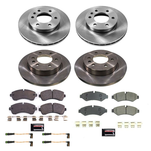 Power Stop 2019 - 2024 Mercedes-Benz Sprinter 2500 With Electronic E Brake Front & Rear Autospecialty Brake Kit