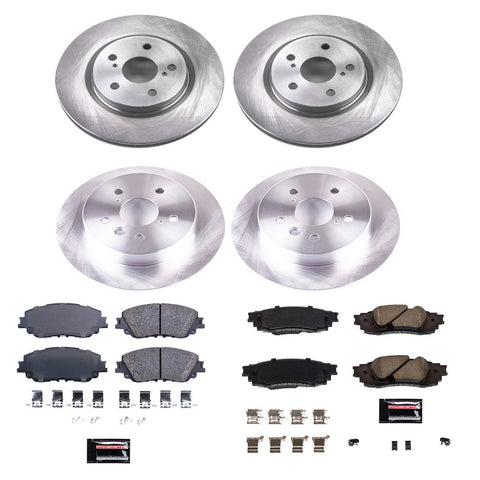 Power Stop 2020 Toyota Camry SE & Nightshade AWD Front & Rear Autospecialty Brake Kit