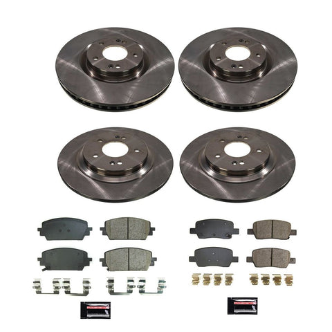 Power Stop 2021 - 2022 Kia Sorento / 2021 - 2023 Hyundai Santa Fe Front and Rear Autospecialty Brake Kit