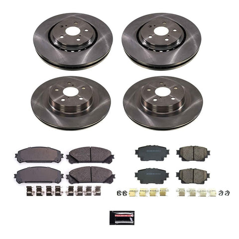 Power Stop 2021 - 2022 Toyota Sienna / Toyota RAV4 Prime Front and Rear Autospecialty Brake Kit