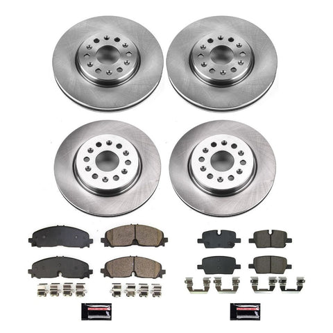 Power Stop 2021 - 2022 GMC Acadia / Chevy Traverse / Blazer Front & Rear Autospecialty Brake Kit