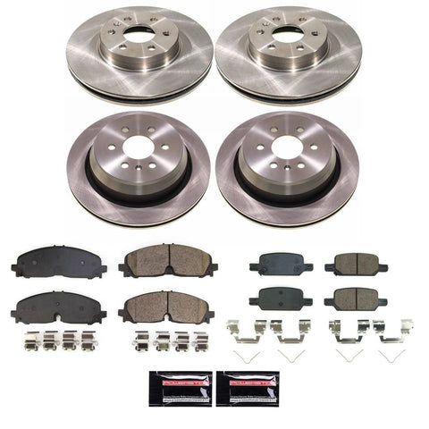 Power Stop 2021 - 2022 Chevrolet Colorado / GMC Canyon Front and Rear Autospecialty Brake Kit