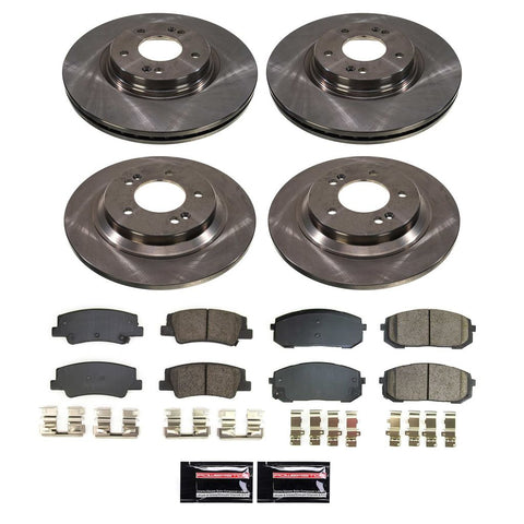 Power Stop 2021 - 2023 Kia K5 / 2020 - 2023 Hyundai Sonata Front and Rear Autospecialty Brake Kit