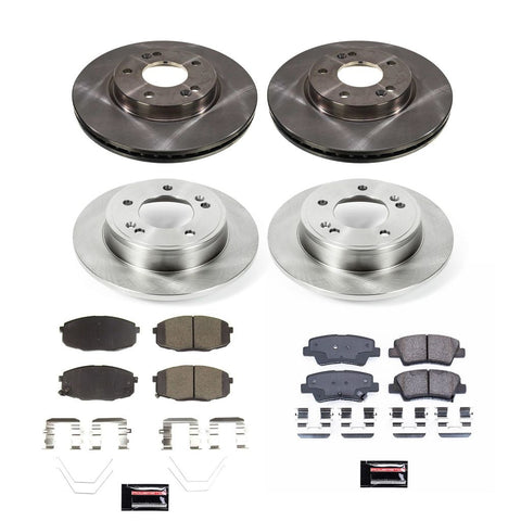 Power Stop 2019 - 2022 Kia Forte Front and Rear Autospecialty Brake Kit