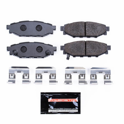 Power Stop 2013 - 2016 Subaru BRZ Rear With Solid Rear Rotors Track Day Brake Pads