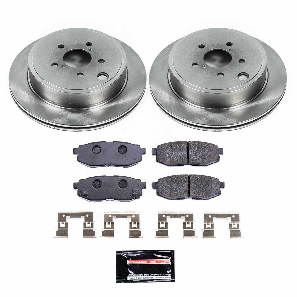 Power Stop 2013 + Subaru BRZ / Toyota 86 / Scion FRS / 2022 + GR86 Rear Track Day Brake Kit