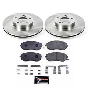 Power Stop 2013 - 2016 Subaru BRZ With Solid Rear Rotors Front Track Day Brake Kit