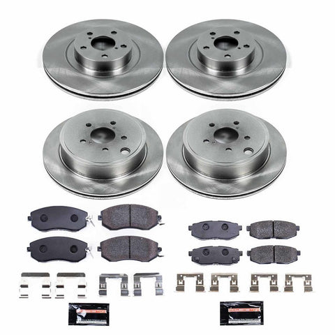 Power Stop 2013 + Subaru BRZ / Toyota 86 / Scion FRS / 2022 + GR86 Front & Rear Track Day Brake Kit