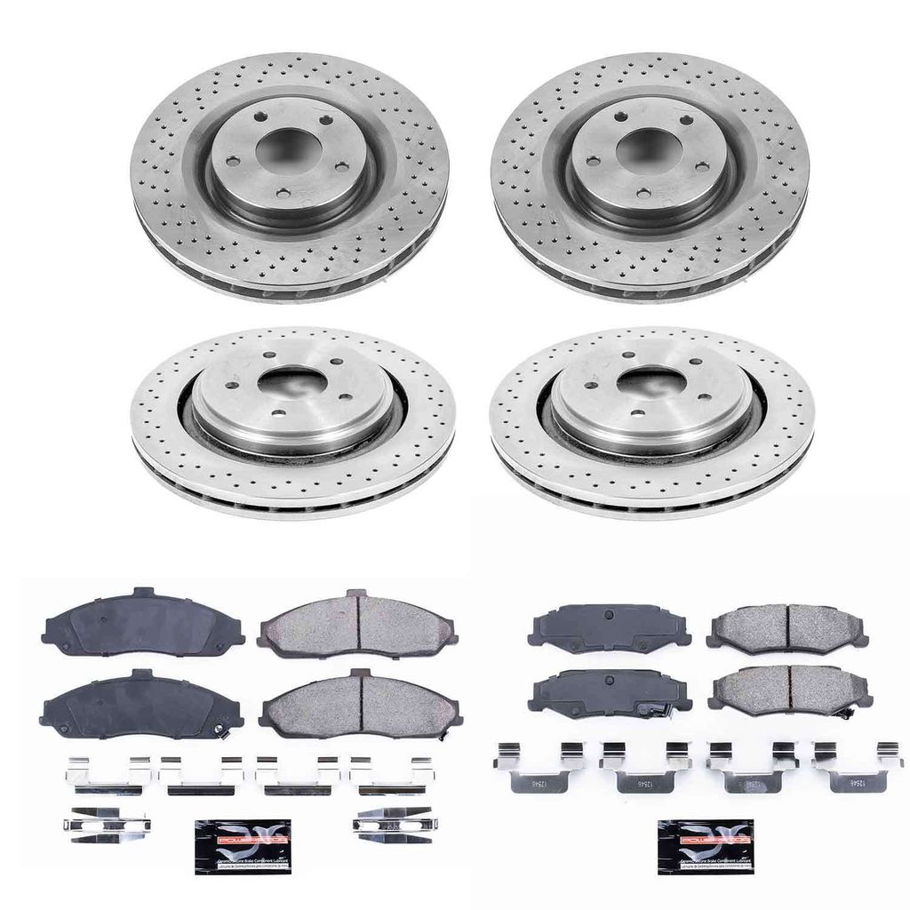 Power Stop 2005 - 2013 C6 Corvette Front & Rear Autospecialty Brake Kit