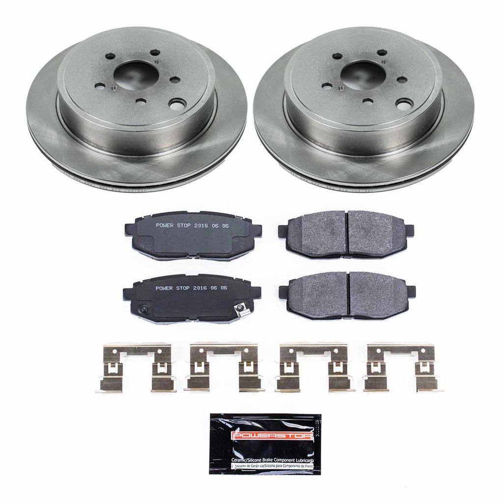 Power Stop 2013 + Scion FR-S / Toyota 86 / Subaru BRZ / 2022 + GR86 Rear Track Day SPEC Brake Kit