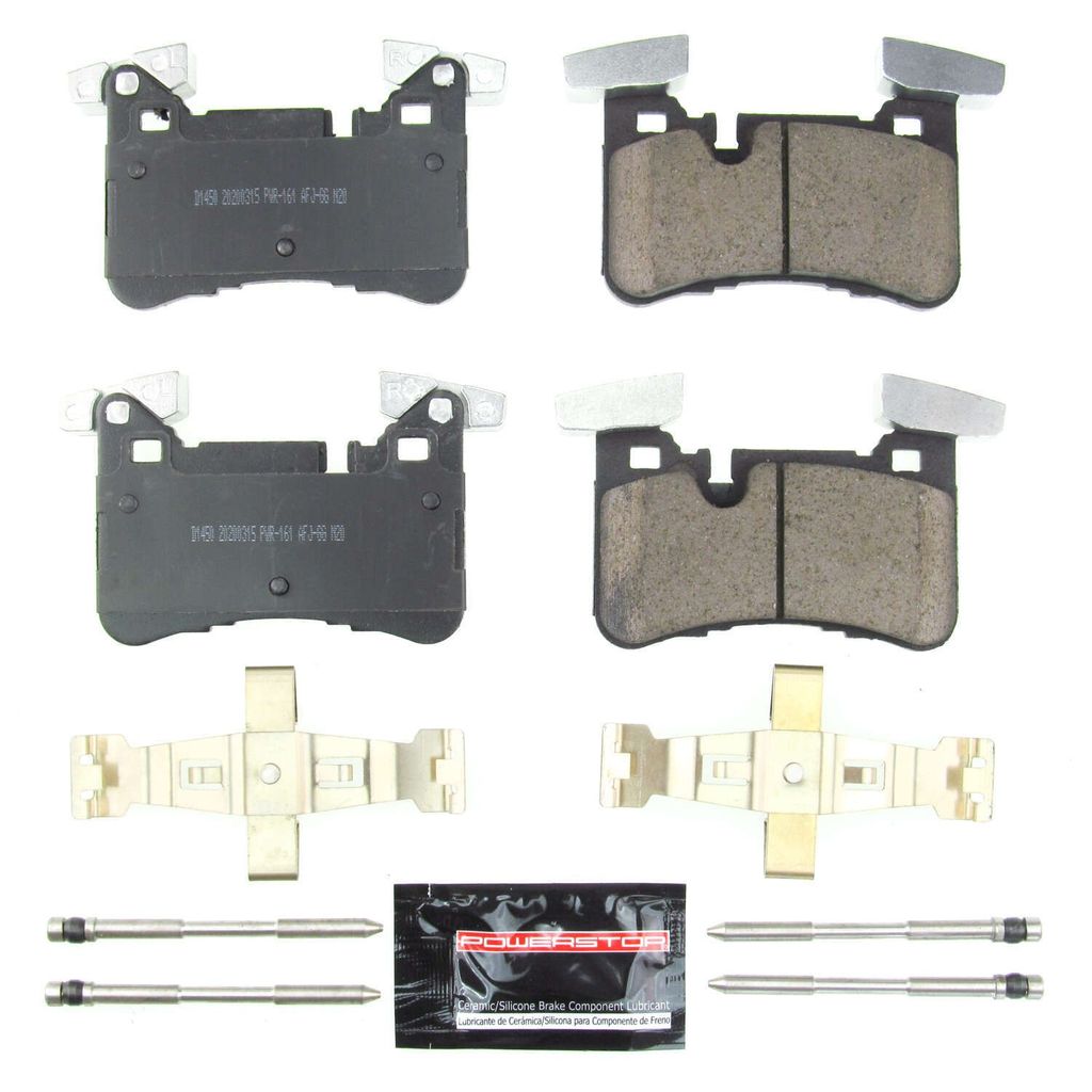 Power Stop 2012 - 2015 Mercedes-Benz C63 / 2010 - 2016 E63 Rear Z23 Evolution Sport Brake Pads w/Hardware