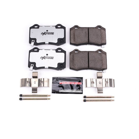 Power Stop Cadillac 2004 - 2019 CTS / 2010 - 2022 Chevrolet Camaro / 2008 - 2022 Dodge Challenger / 2006 - 2023 Charger / 2010 - 2016 Genesis Rear Z26 Extreme Street Brake Pads w/Hardware