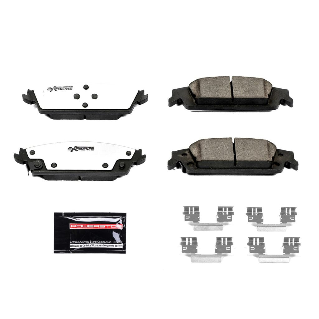 Power Stop 2014 - 2019 Silverado / Sierra 1500 / 2015 - 2020 Cadillac Escalade / 2015 - 2020 Tahoe Rear Z36 Truck & Tow Brake Pads w/Hardware