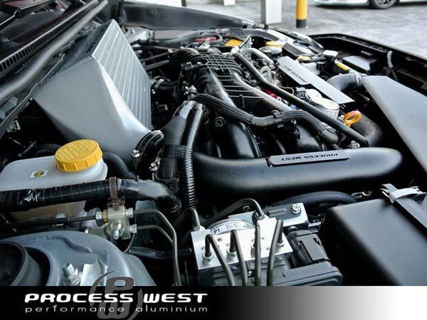 Process West Black Verticooler Top Mount Intercooler Kit  - Subaru WRX 2015-2021