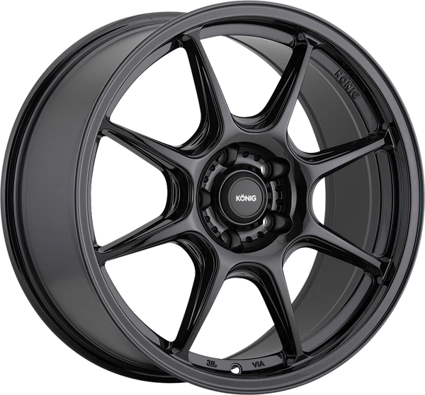 Konig Lockout 18x8.5 5x100 ET43 Gloss Black