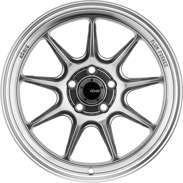 Konig Countergram 17x8 5x120 ET35 Hyper Chrome / Machined Lip