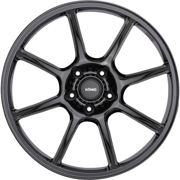 Konig Lockout 15x7 4x100 ET38 Gloss Black