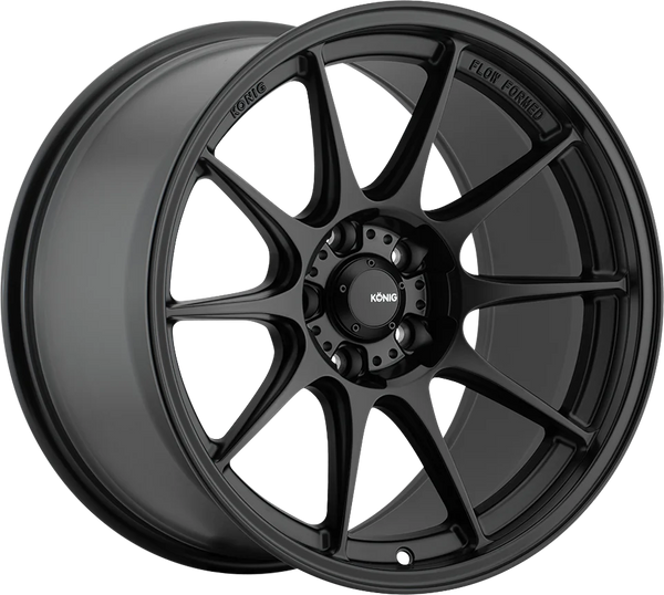 Konig Dekagram 17x8 4x100 ET45 Semi-Matte Black