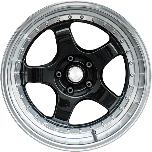 Konig SSM 18x9 5x100 ET42 Gloss Black w/ Machined Lip