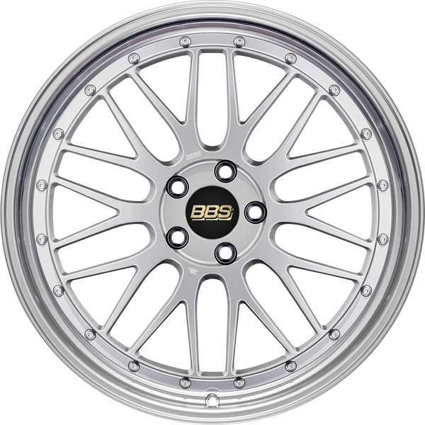 BBS LM 17x7.5 5x114.3 ET38 Silver Center 82 mm PFS/ Clip Required