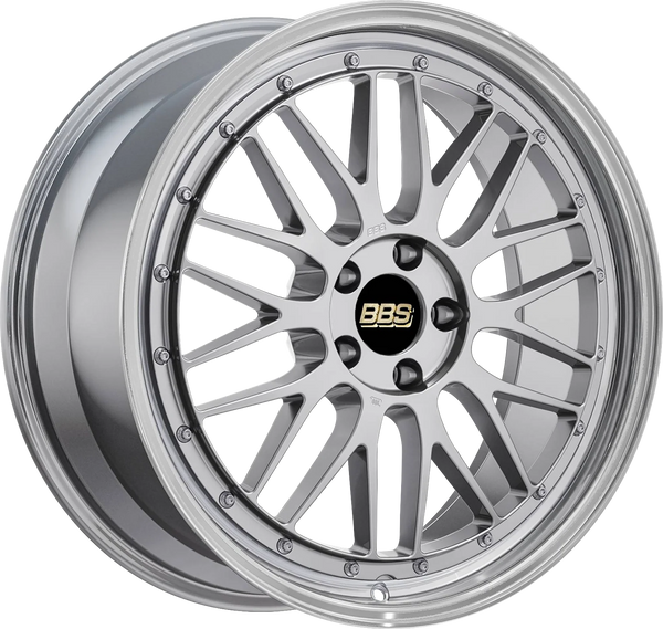 BBS LM 17x7.5 5x114.3 ET38 Silver Center 82 mm PFS/ Clip Required