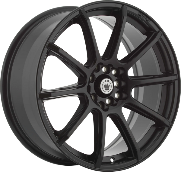 Konig Control 17x7 4x100 / 4x114.3 ET40 Matte Black
