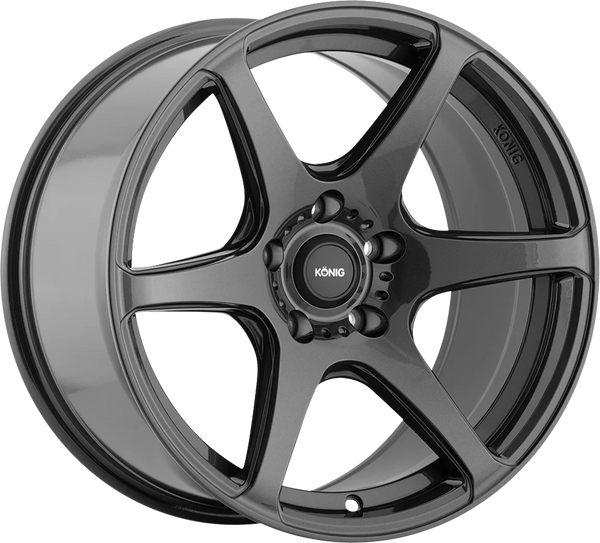 Konig Tandem 17x8 5x114.3 ET45 Gloss Graphite