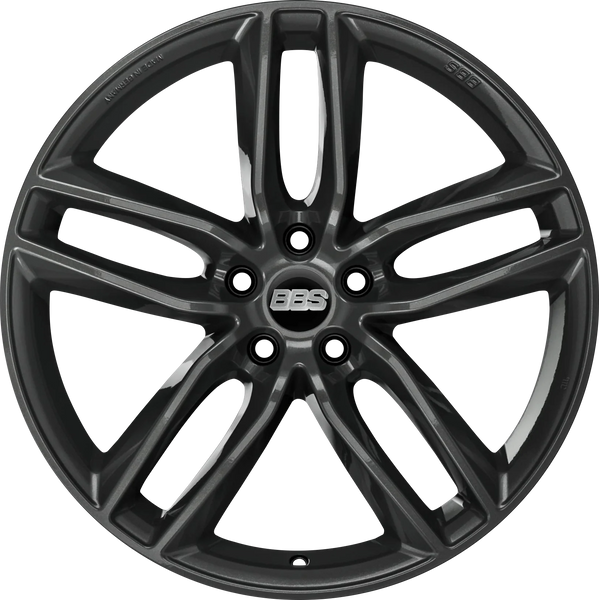 BBS SX 17x7.5 5x112 ET35 Crystal Black Wheel -82mm PFS/Clip Required