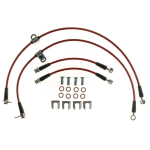 Power Stop 2016 - 2023 Mazda MX-5 Miata Front & Rear Stainless Steel Brake Hose Kit