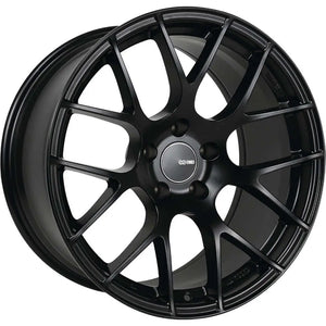 Enkei Raijin 19x8.5 42mm Offset 5x112 Bolt Pattern 72.6 Hub Bore Black Wheel