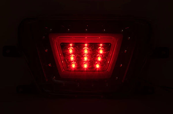OLM V2 F1 Style Multifunction 4th Brake Light (Smoke Lens, Black Base, Red Bar) - 2020+ Supra