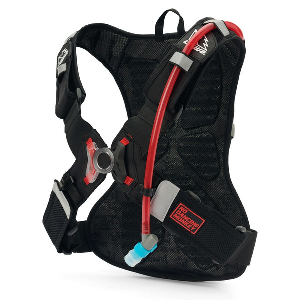 USWE Moto Hydro Hydration Pack 4L - Carbon Black/Grey - Race Fit