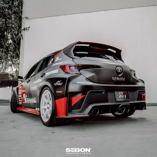 Seibon 2023+ Toyota GR Corolla MB-Style Carbon Fiber Rear Lip