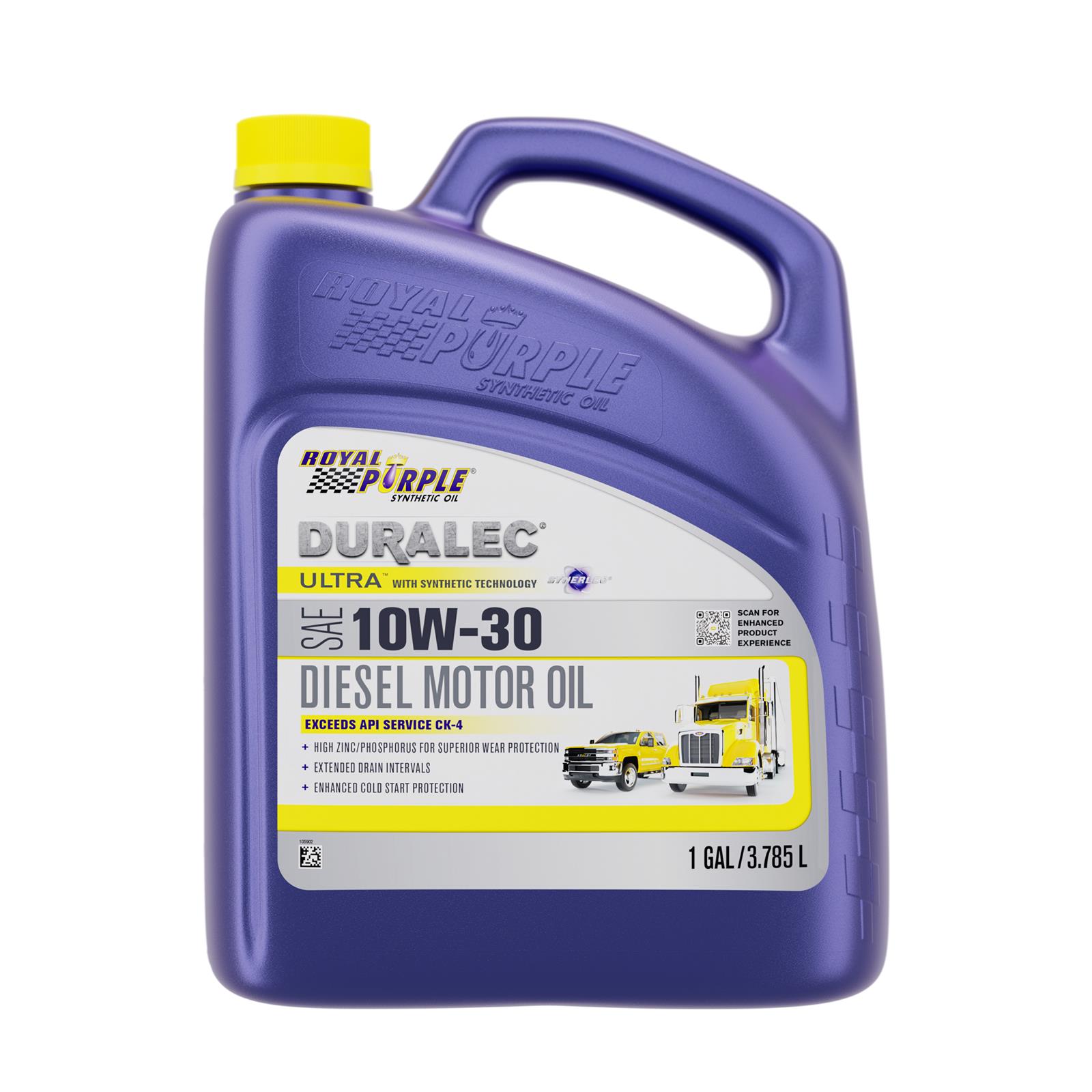 Royal Purple Duralec Ultra Diesel 10W-30 CK-4 Motor Oil - 1 Gallon ( 3 Pack )