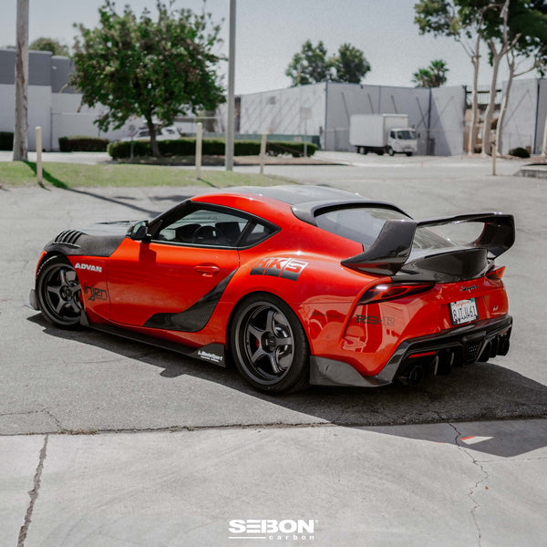 Seibon 2020 + Toyota GR Supra Carbon Fiber Rear Roof Spoiler