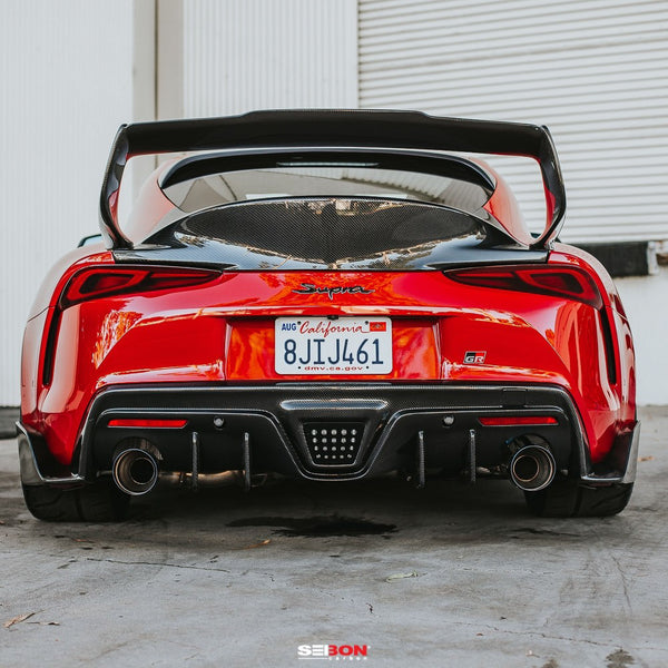 Seibon TD-Style Carbon Fiber Rear Spoiler For 2020 +  Toyota GR Supra