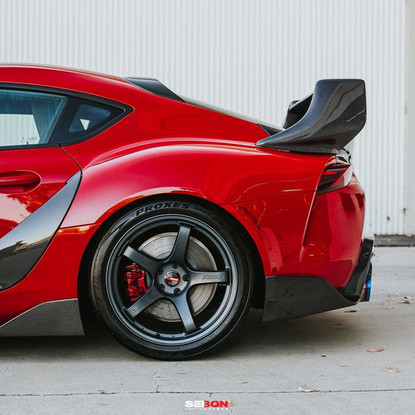 Seibon TD-Style Carbon Fiber Rear Spoiler For 2020 +  Toyota GR Supra