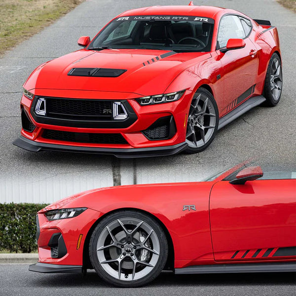 Method RTR Aero 5 Ford Mustang 20x10.5 +45mm Offset 5x114.3 70.5mm CB - Liquid Charcoal Wheel